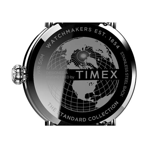 timex watch logo check